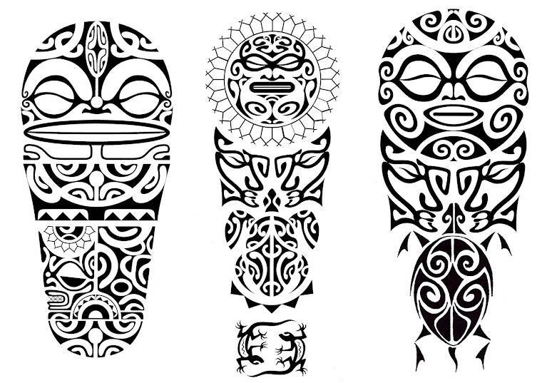 Полинезийский стиль в тату - одно из древнейших направлений тату