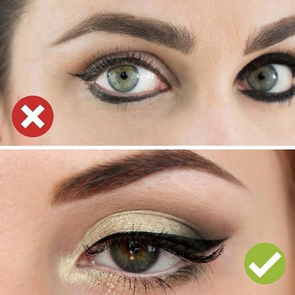 Как правильно красить маленькие глаза