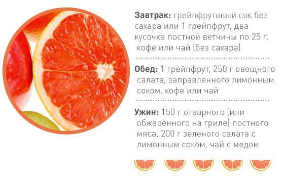 Когда можно есть грейпфрут на ночь для похудения – вся польза