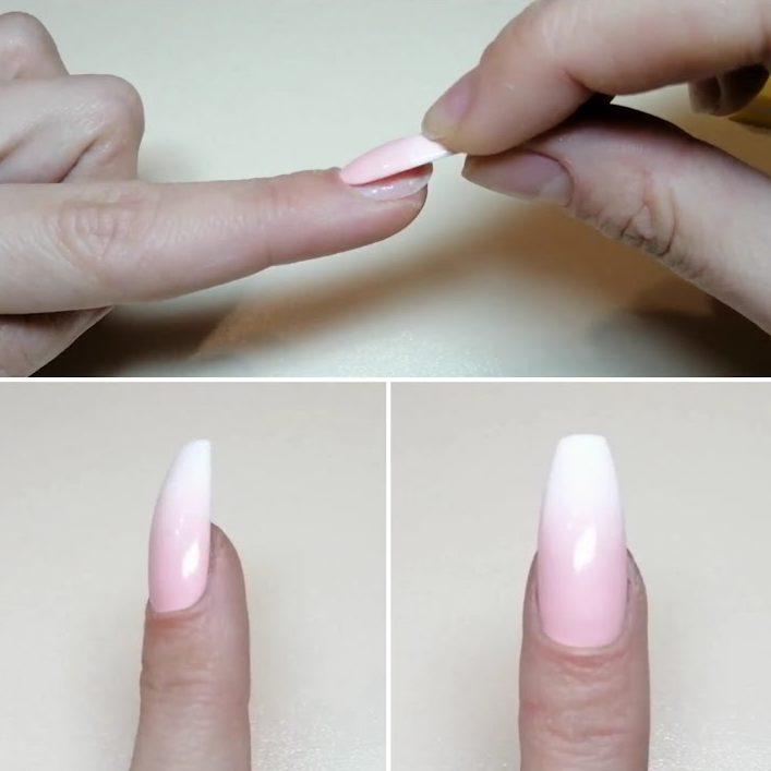 Как сделать накладные ногти в домашних условиях своими руками