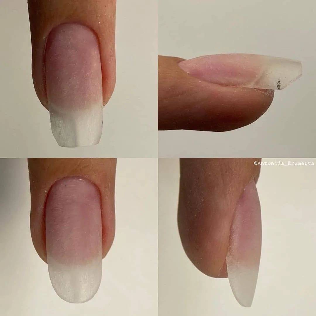 Как в домашних условиях придать форму ногтям фото пошагово в домашних условиях