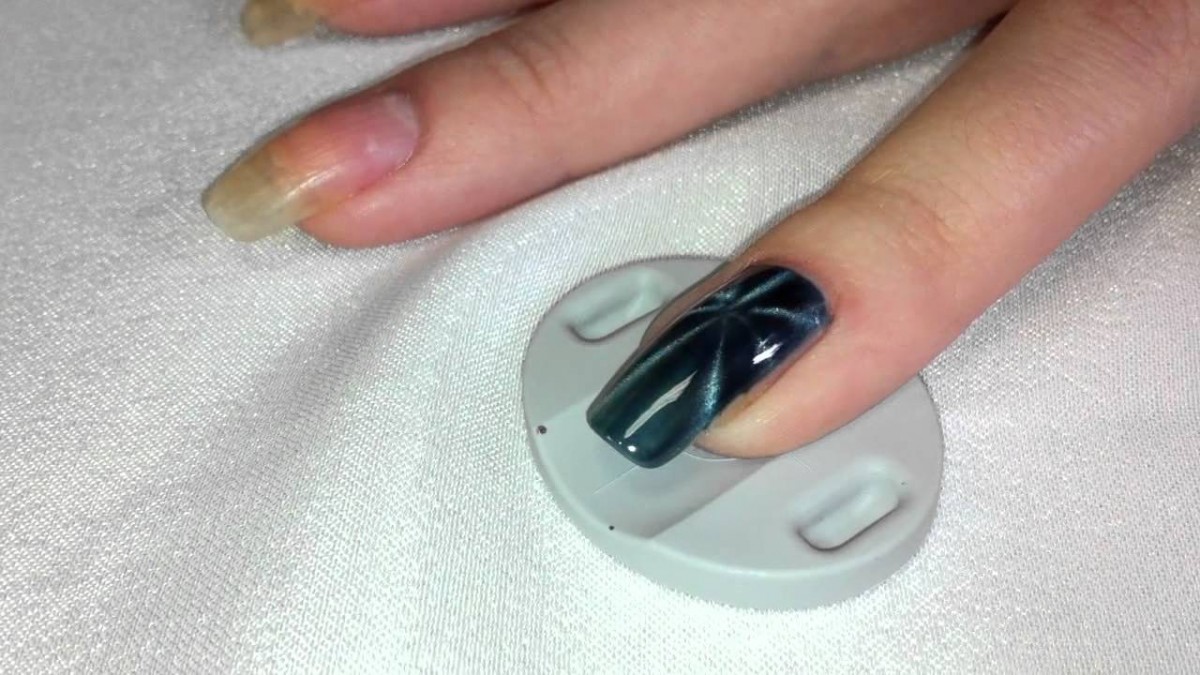Магнитный лак для ногтей: фото идеи дизайна