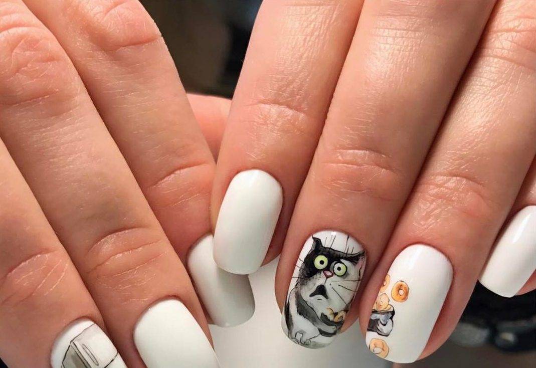 «котики на ногтях» — веселый дизайн ногтей | красивые ногти - дополнение твоего образа