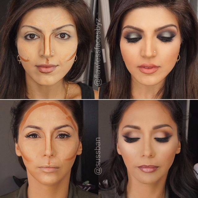 Скульптурирование лица- осваиваем модную makeup технику