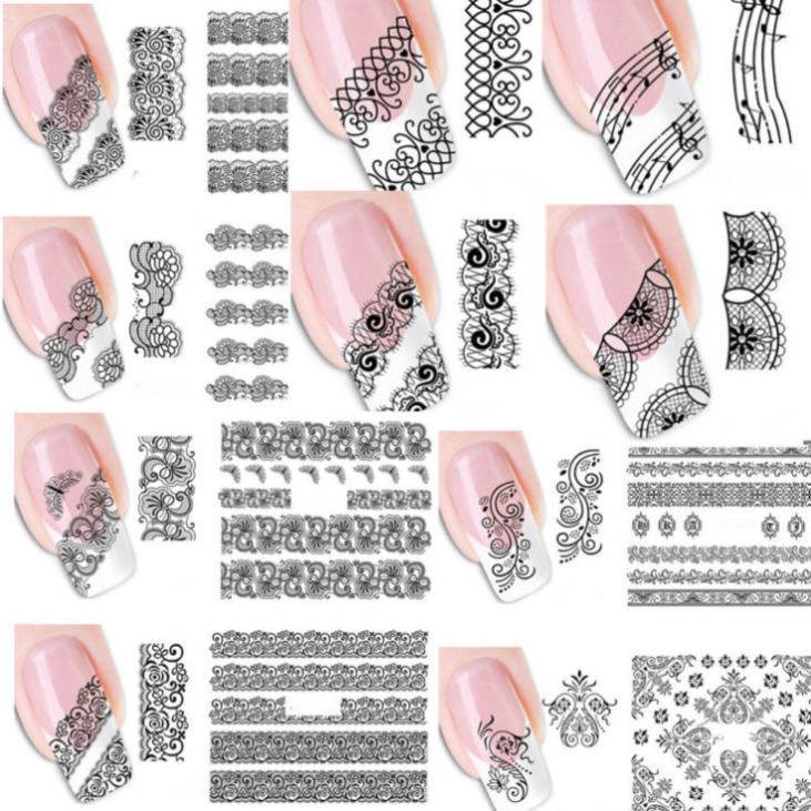 Как пользоваться наклейками на ногти под лак, гель-лак - фото и видео, варианты дизайна ногтей
