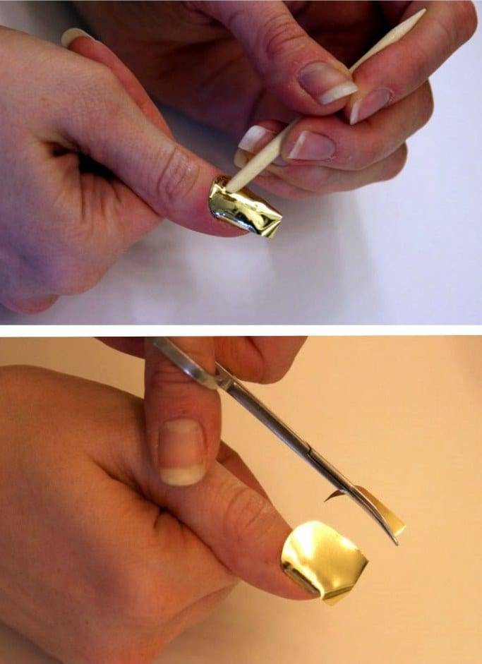 Как пользоваться фольгой для ногтей в домашних условиях: переводной, голографической, для наращивания