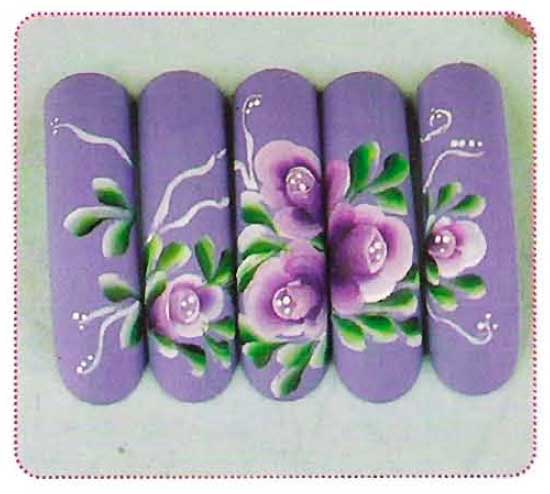 Китайская роспись на ногтях: пошагово с фото