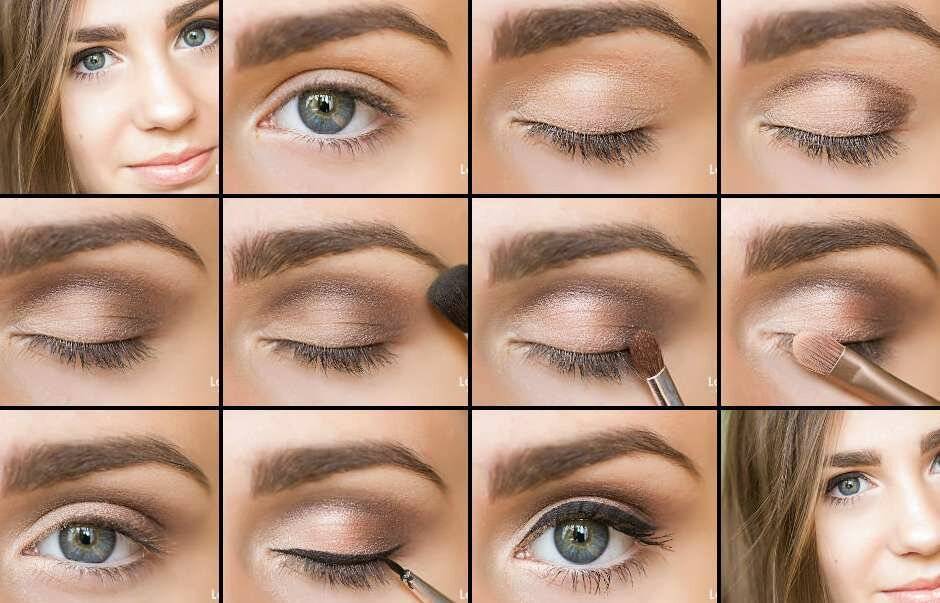 Пошаговый макияж для голубых глаз: подробные уроки, фото и видео