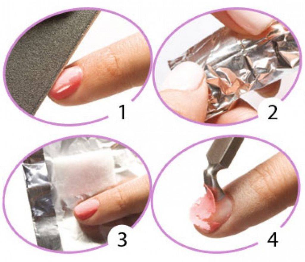 Способы снятия гель-лака в домашних условиях - сайт о ногтях