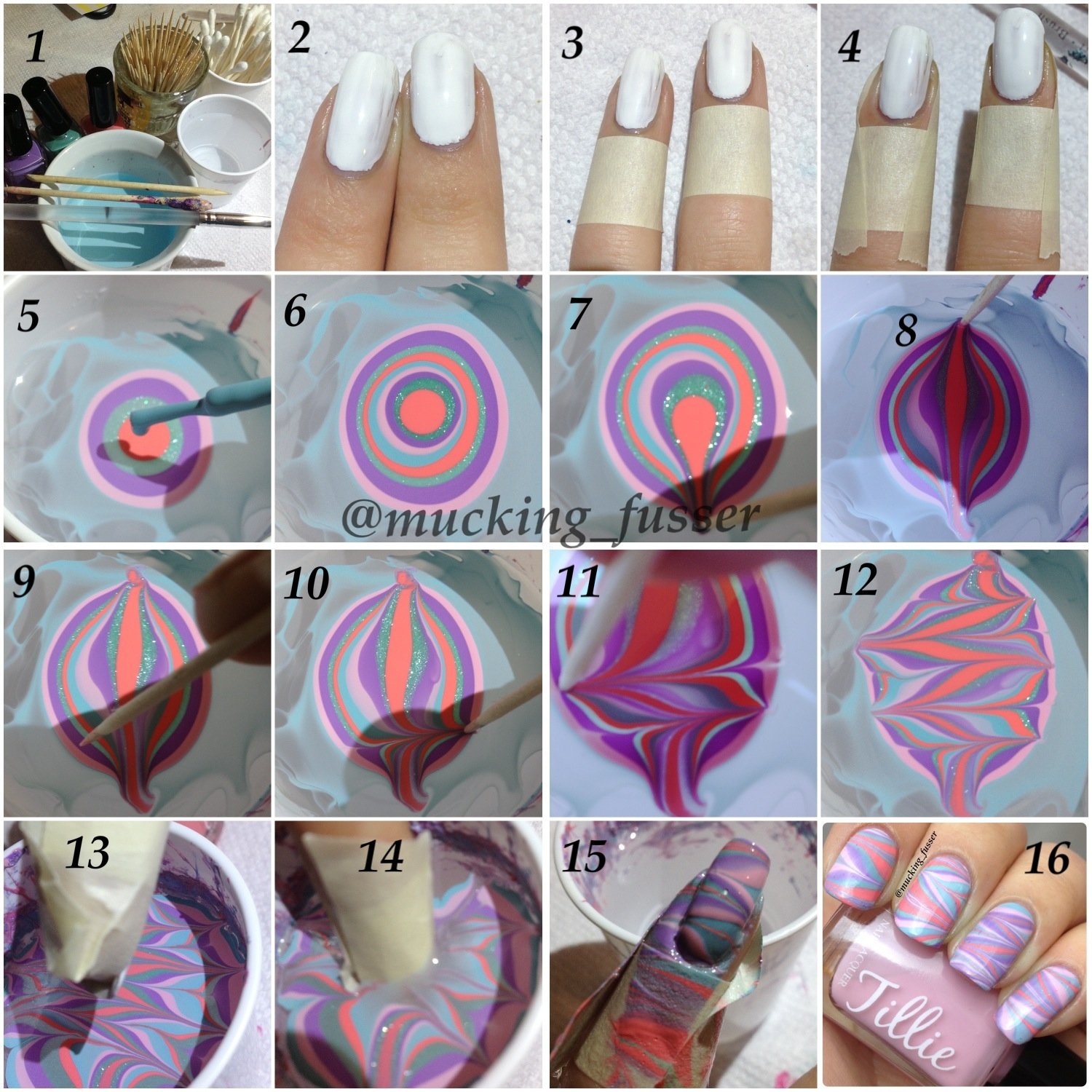 Водный маникюр (water marble manicure). как сделать красивый водный маникюр в домашних условиях?