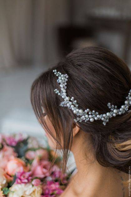 Свадебные украшения для волос невесты