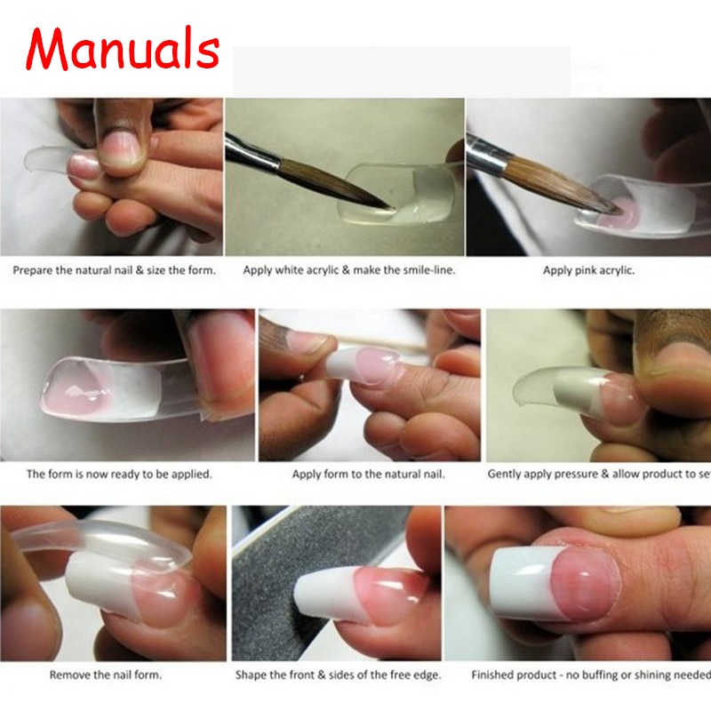 Верхние формы для наращивания ногтей: акрилом, гелем | mastermanikura