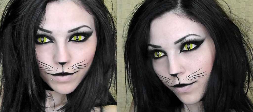 Ужасающе красивый макияж на хэллоуин (идеи воплощения на фото и видео)
