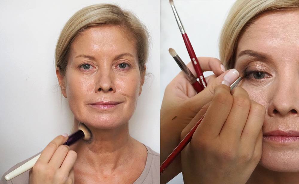 Корректировка лица с помощью лифтинг макияжа