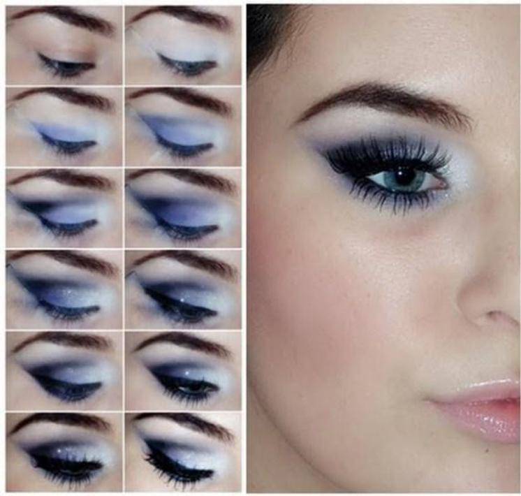 Как подобрать макияж для голубых глаз