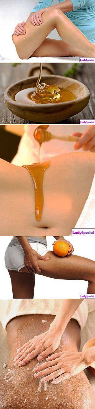 Антицеллюлитный массаж с медом