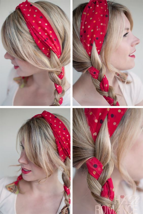 Как носить платок в волосах так, чтобы подруги хотели взять с вас пример (19 фото)