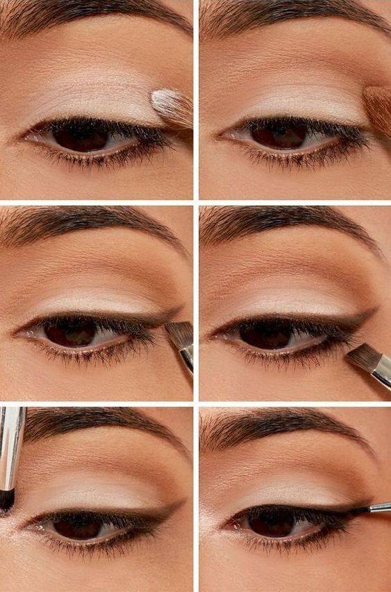 Естественный макияж для карих глаз: пошаговая инструкция с фото