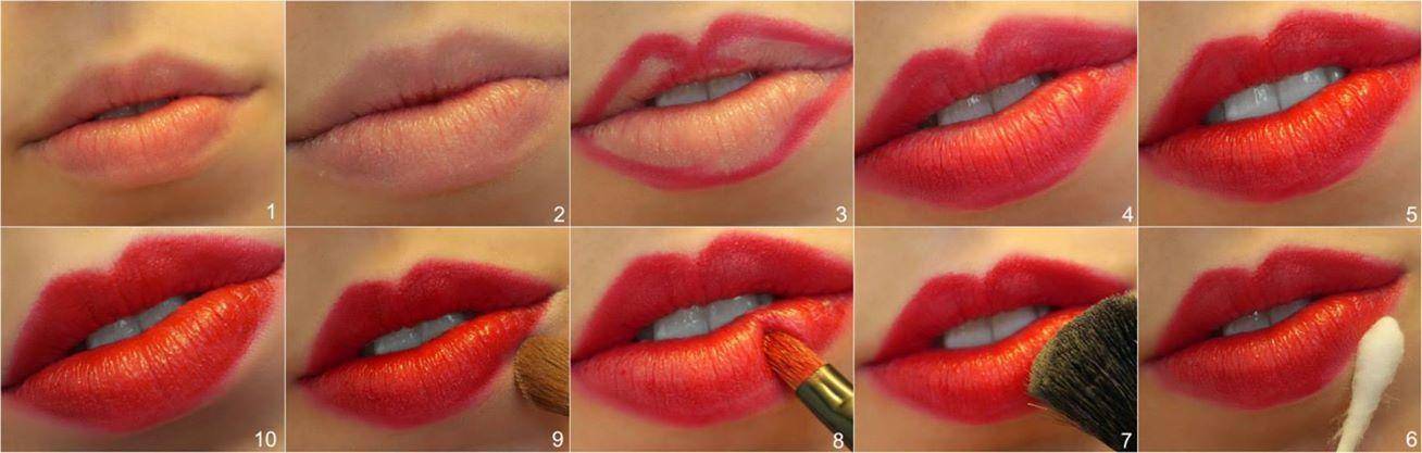 Какой макияж сделать под красную помаду?