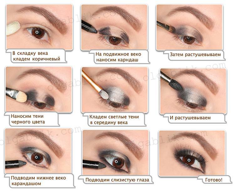 Красивый макияж глаз: пошаговая инструкция с фото, советы визажистов :: syl.ru