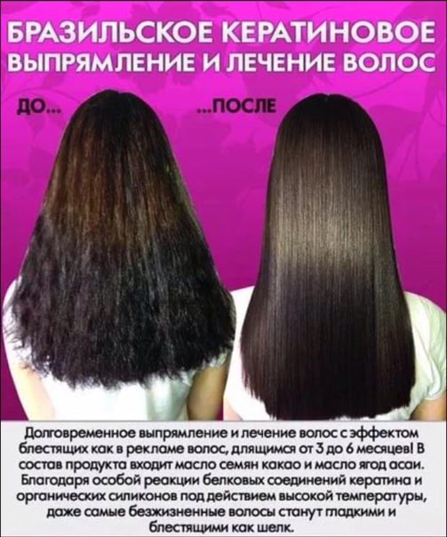 Март 2023 кератиновое выпрямление волос