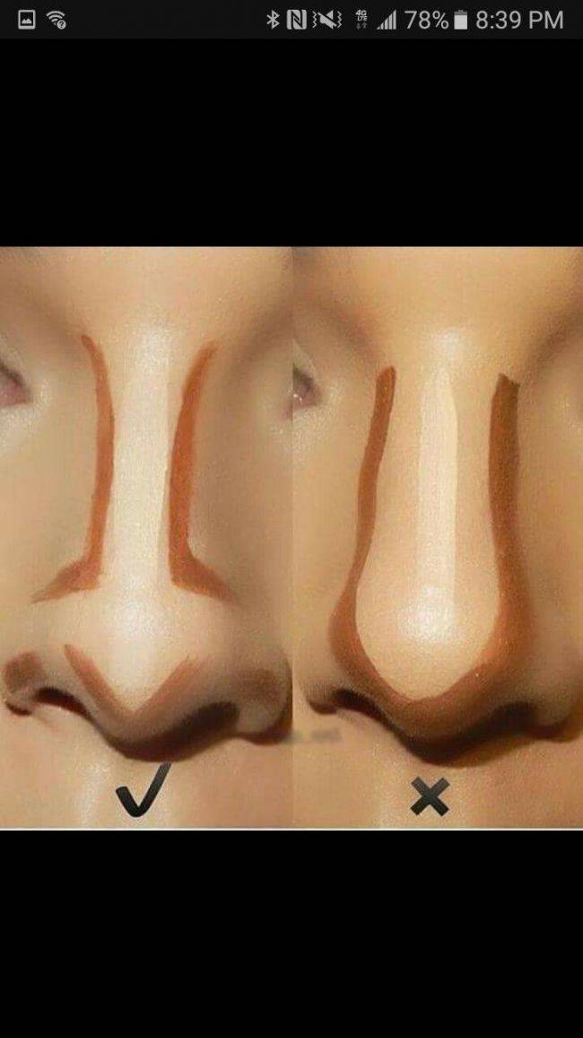 Как уменьшить нос с помощью макияжа? визуально уменьшаем нос :: syl.ru