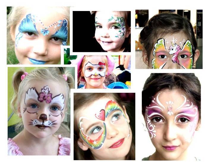Рисунки на лице для девочек и мальчиков: 25 фото фейс-арта