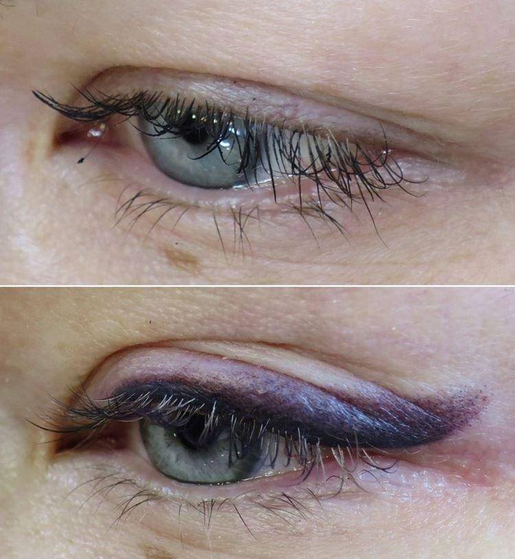 Татуаж стрелок на глазах: до и после (фото), стоит ли делать, рекомендации врачей