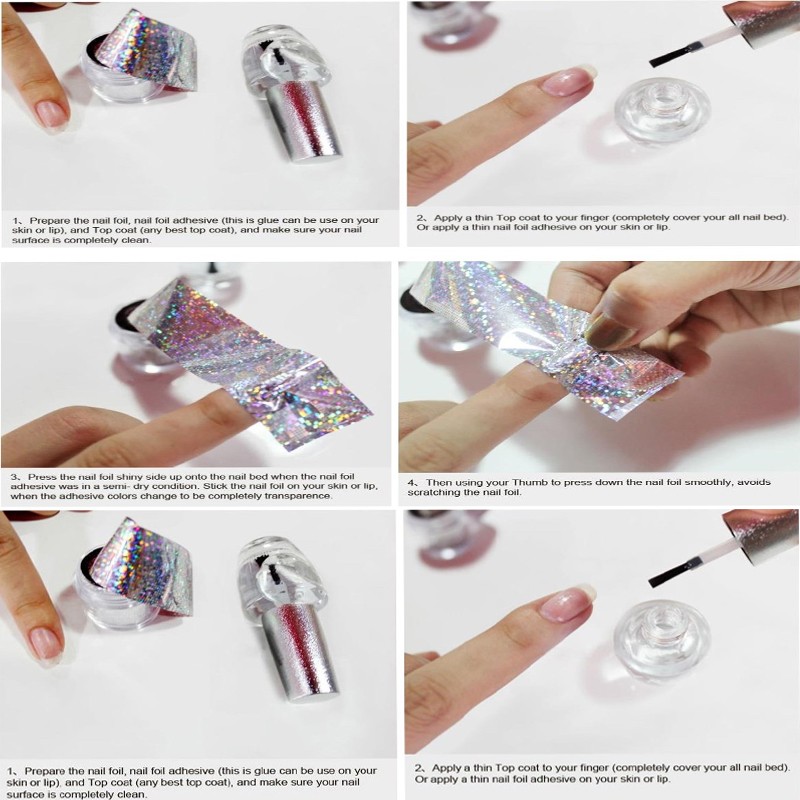 Как использовать фольгу для ногтей: рекомендации по созданию маникюра с фольгой в домашних условиях