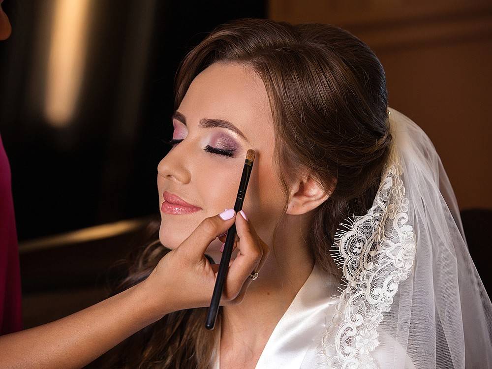 Роскошный макияж на свадьбу (50 фото) — как создать нежный образ невесты