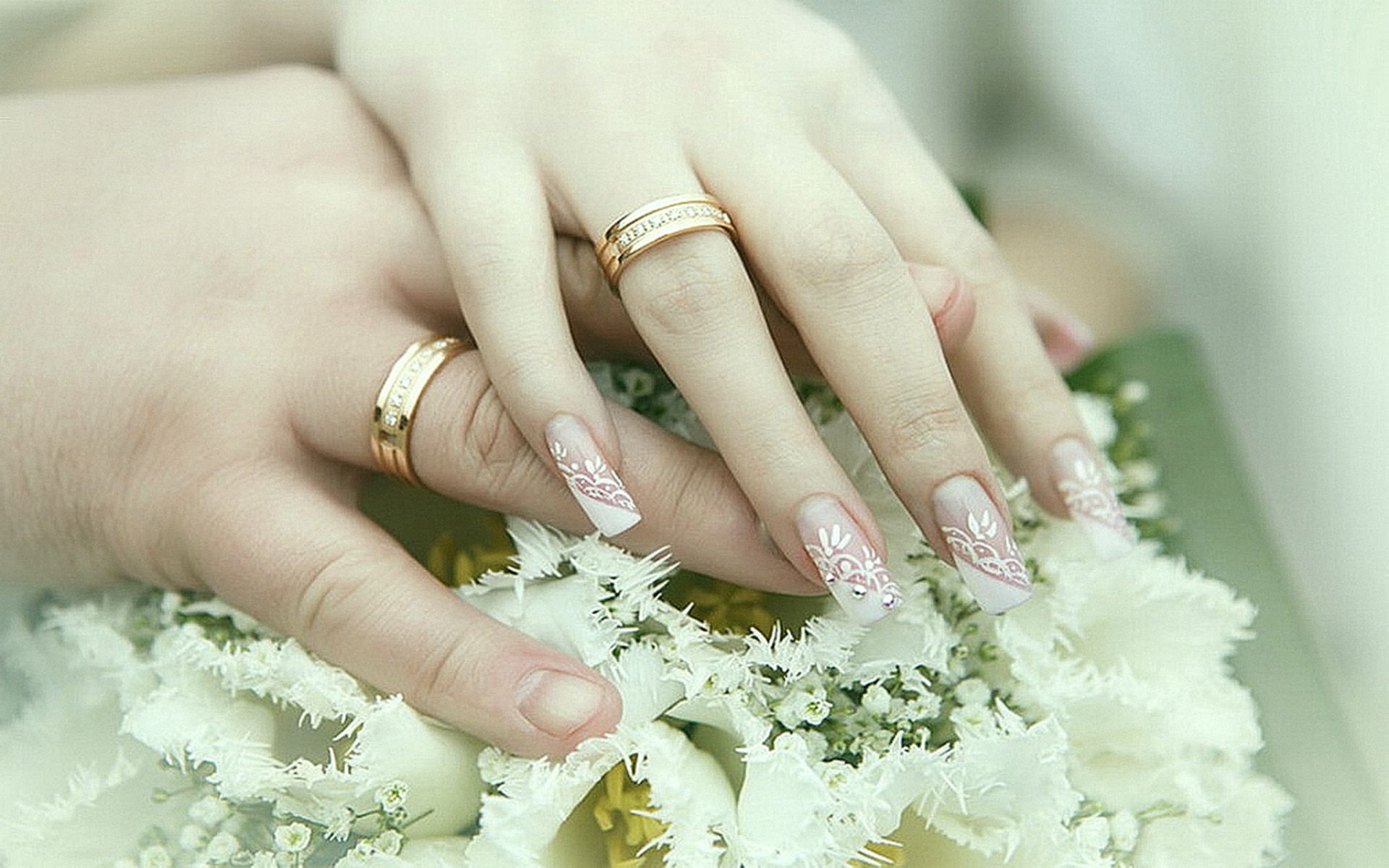 фото свадебного маникюра дизайн ногтей