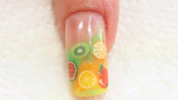 Вкусные ногти: делаем маникюр с фруктами