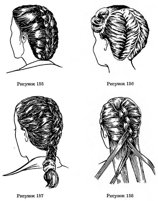 Плетение кос на короткие волосы - пошаговое фото для начинающих