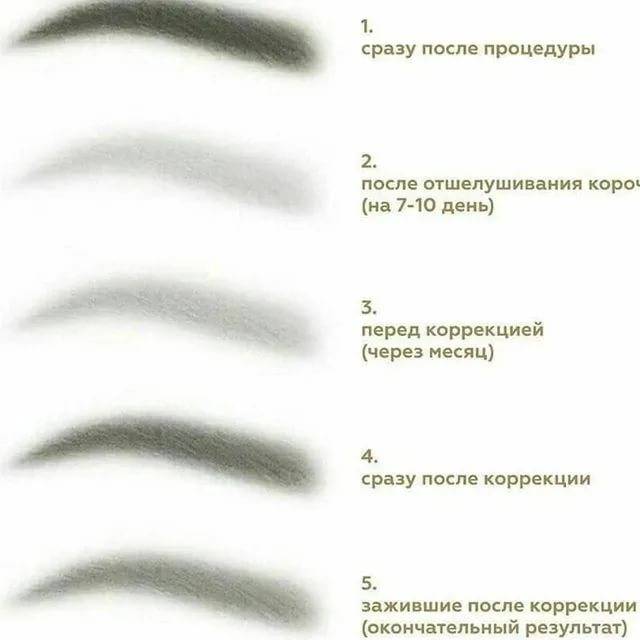 Техники перманентного макияжа бровей картинка с описанием