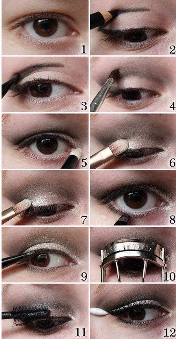 Как правильно красить глаза карандашом