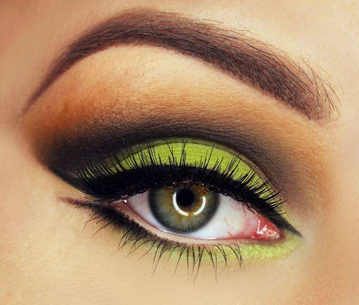Вечерний макияж для зеленых глаз- простые правила чарующего взгляда