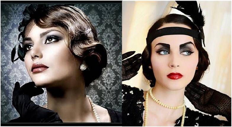 Макияж в стиле 30 х годов чикаго. свадьба в стиле чикаго 30-х годов. | прическа и макияж