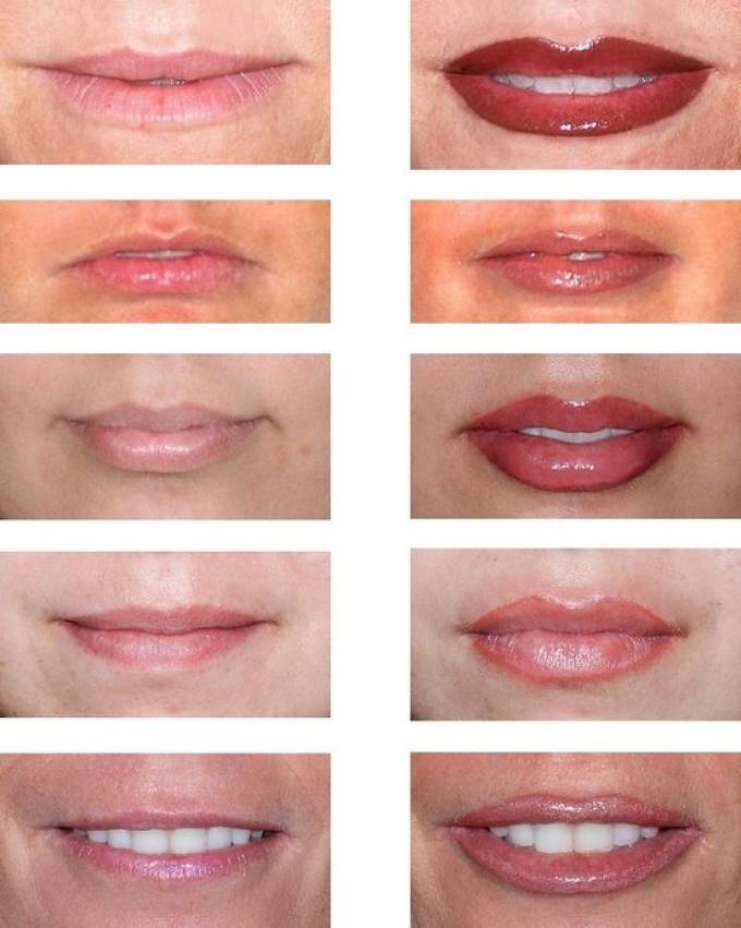 Обворожительные губы с помощью перманентного макияжа