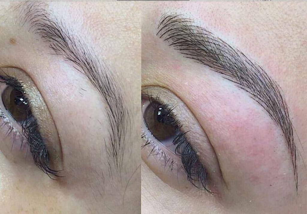 Перманентный макияж: до и после
