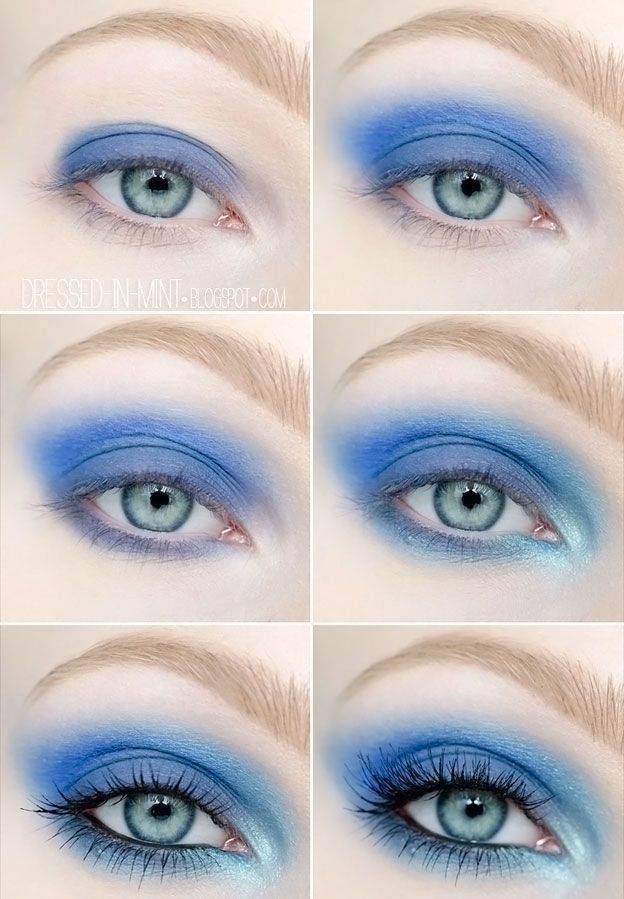 Макияж глаз: косметика для карих, зеленых и голубых глаз + 50 фото