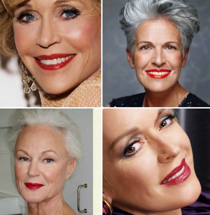 Простые правила успешного лифтинг макияжа после 50 — 55 лет