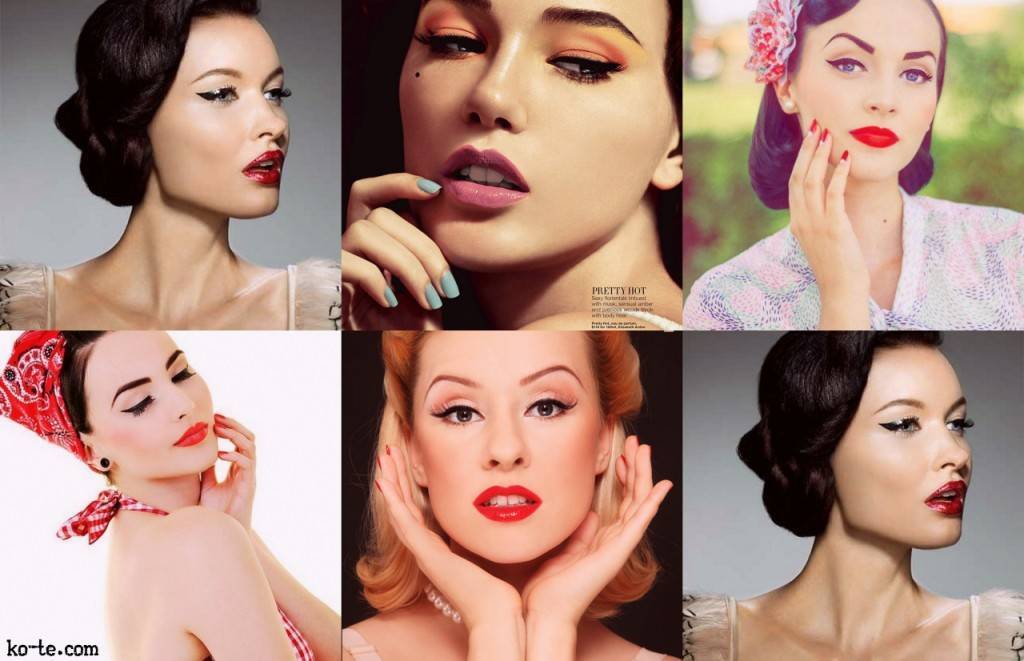 Ретро макияж: характерные черты и правила выбора косметики