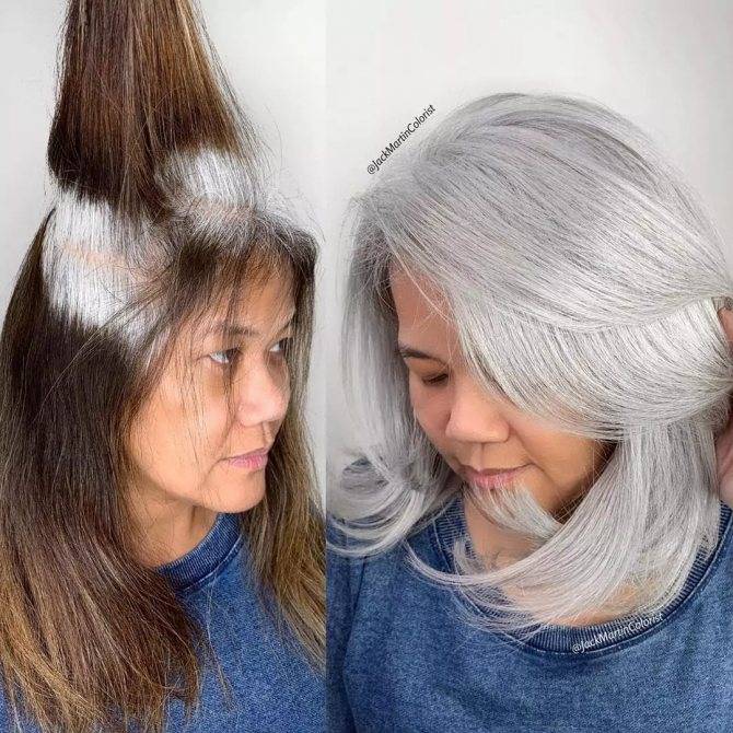 Модное окрашивание волос 2020: виды и техника с фото
