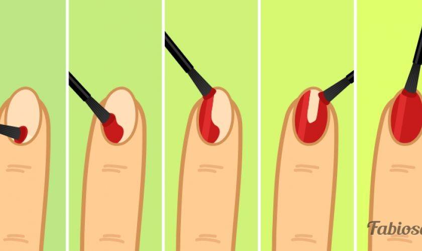 Как правильно и аккуратно красить ногти в домашних условиях