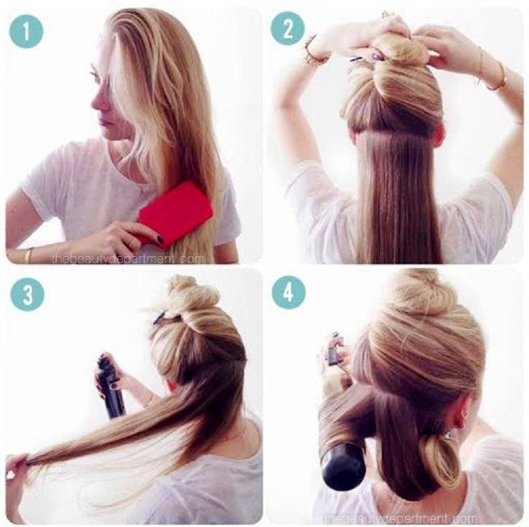 Как сделать красивую укладку на длинных волосах в домашних условиях