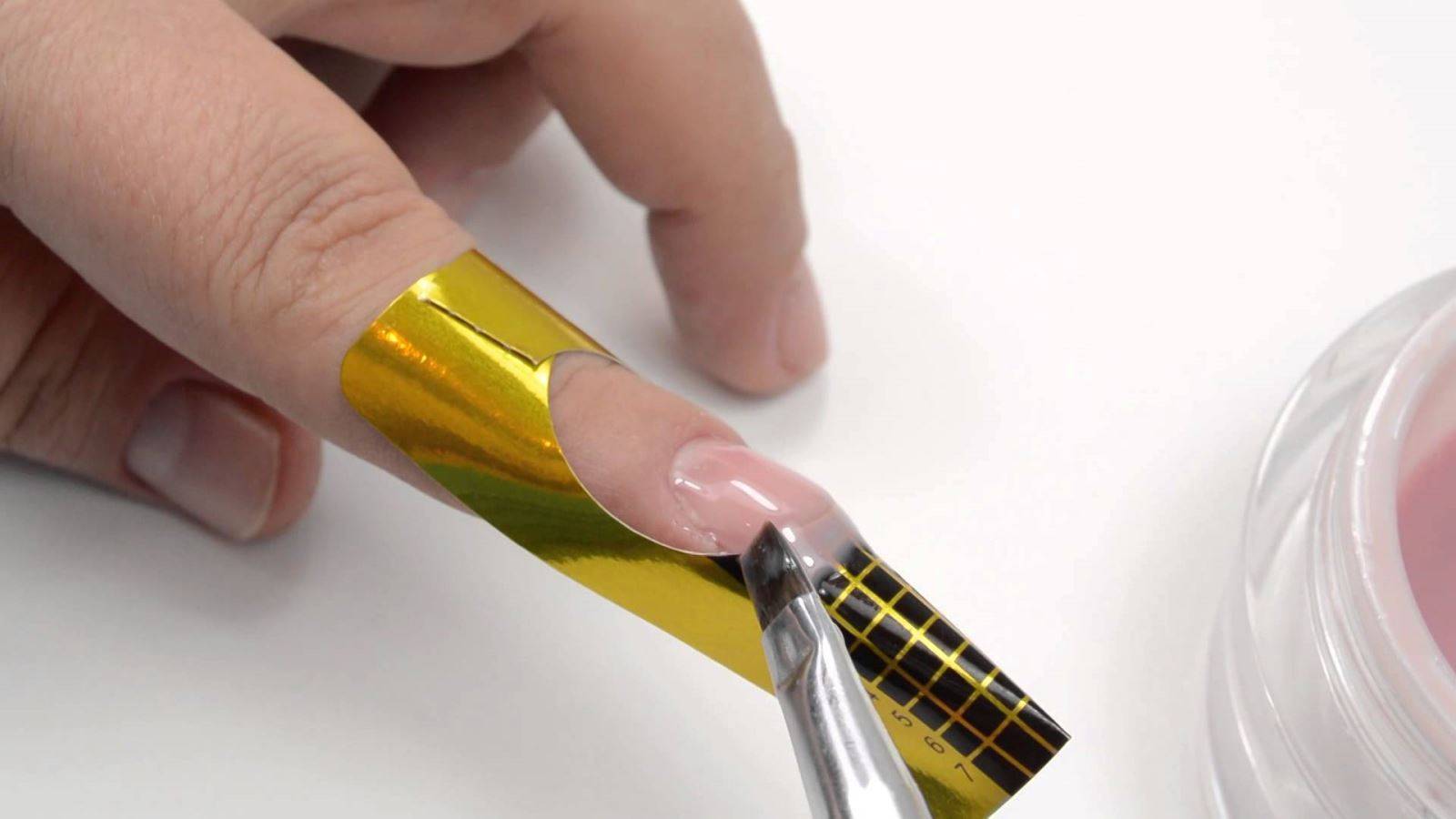 Наращивание ногтей на верхние формы гелем пошагово для начинающих в домашних условиях с фото простые