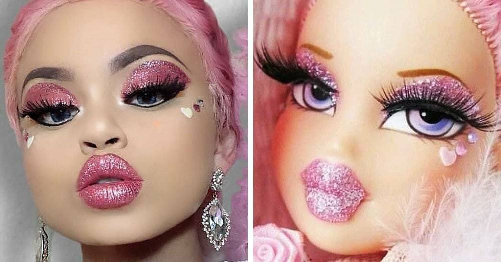 Макияж в стиле Барби (Barby) - кукольный макияж