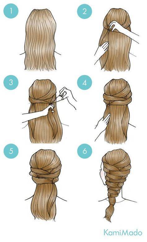 Как сделать бант из волос. пошаговая инструкция на длинные и средние волосы для девочки и девушки. фото