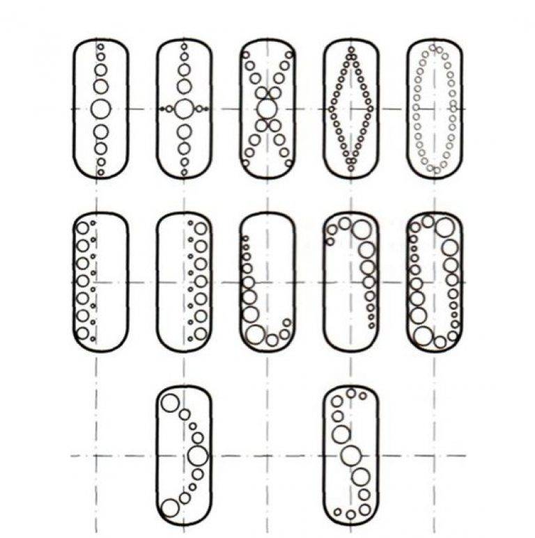 Делаем простейшие рисунки на ногтях пошагово - фото и видео