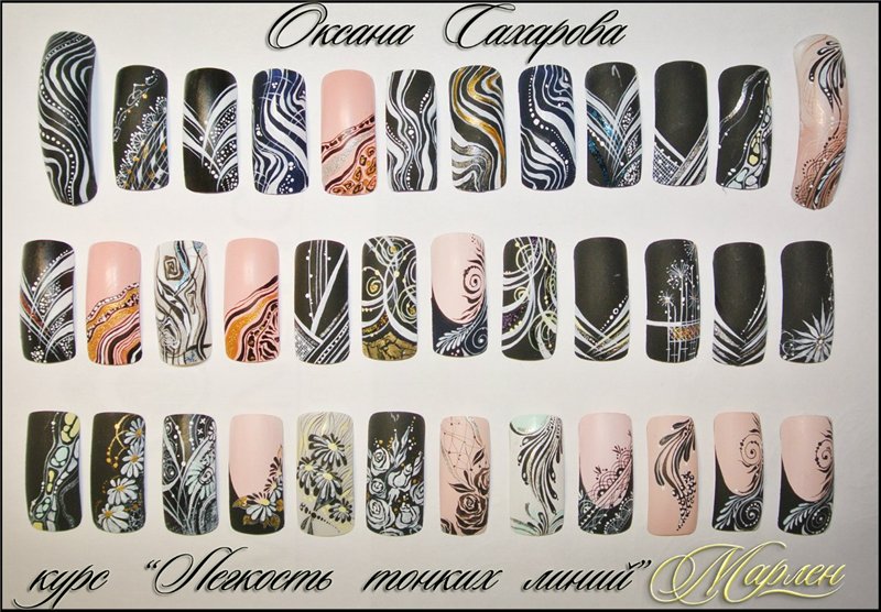 Легкие рисунки на ногтях: для начинающих, модный дизайн 2019, фото
легкие рисунки на ногтях — модная дама